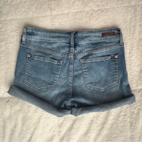 Pilcro and the Letterpress “Stet” Roll Up Shorts | Light Blue Denim | Sz:27 - Picture 5 of 16